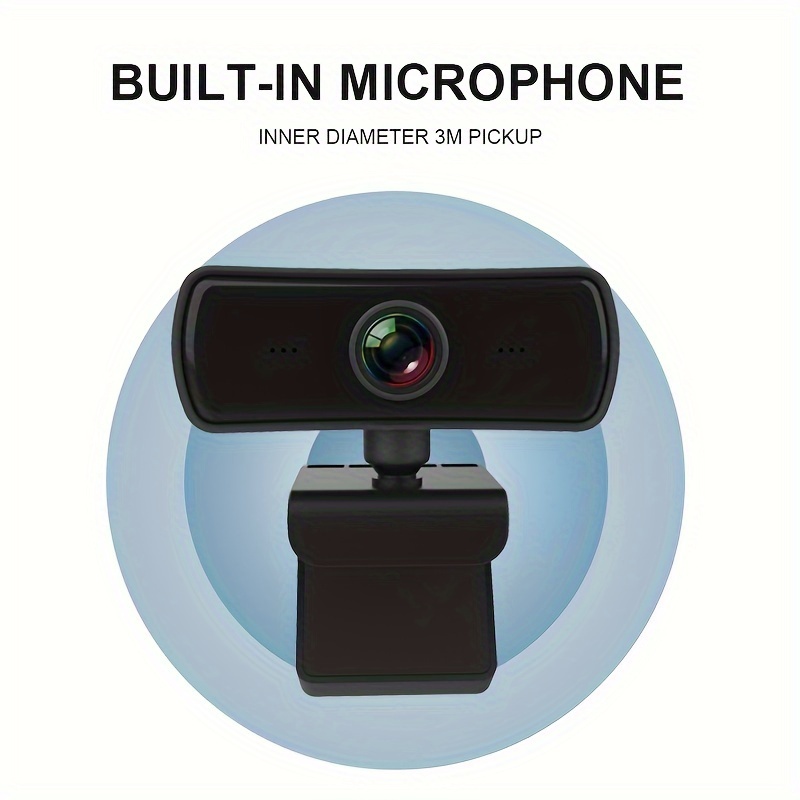 Hd 1080p Usb Webcam Ip Camera With Microphone Afgvk Smart - Temu