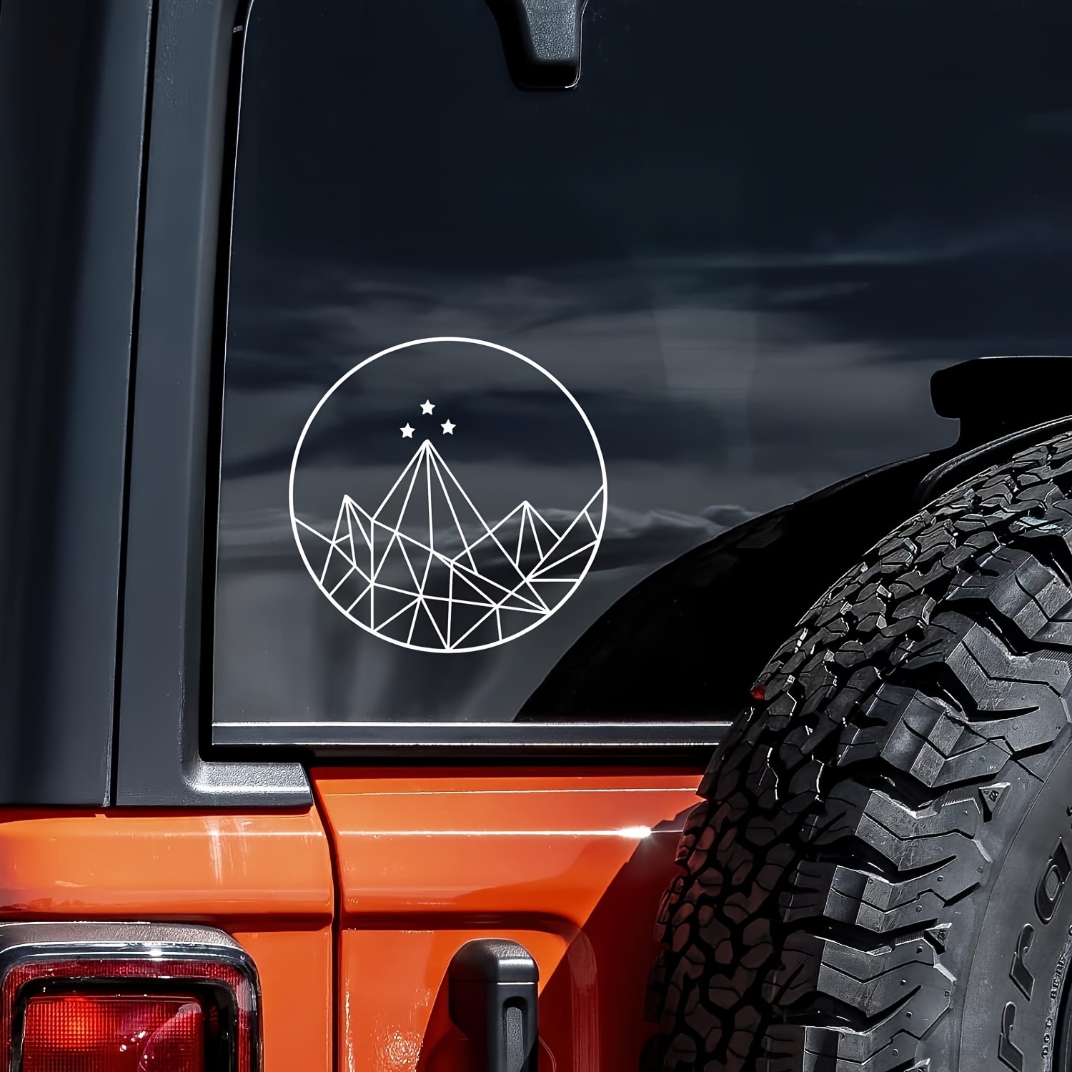 Compass Mountains Auto-Styling SUV Off-Road Reflektierende Aufkleber  Aufkleber Dekoration