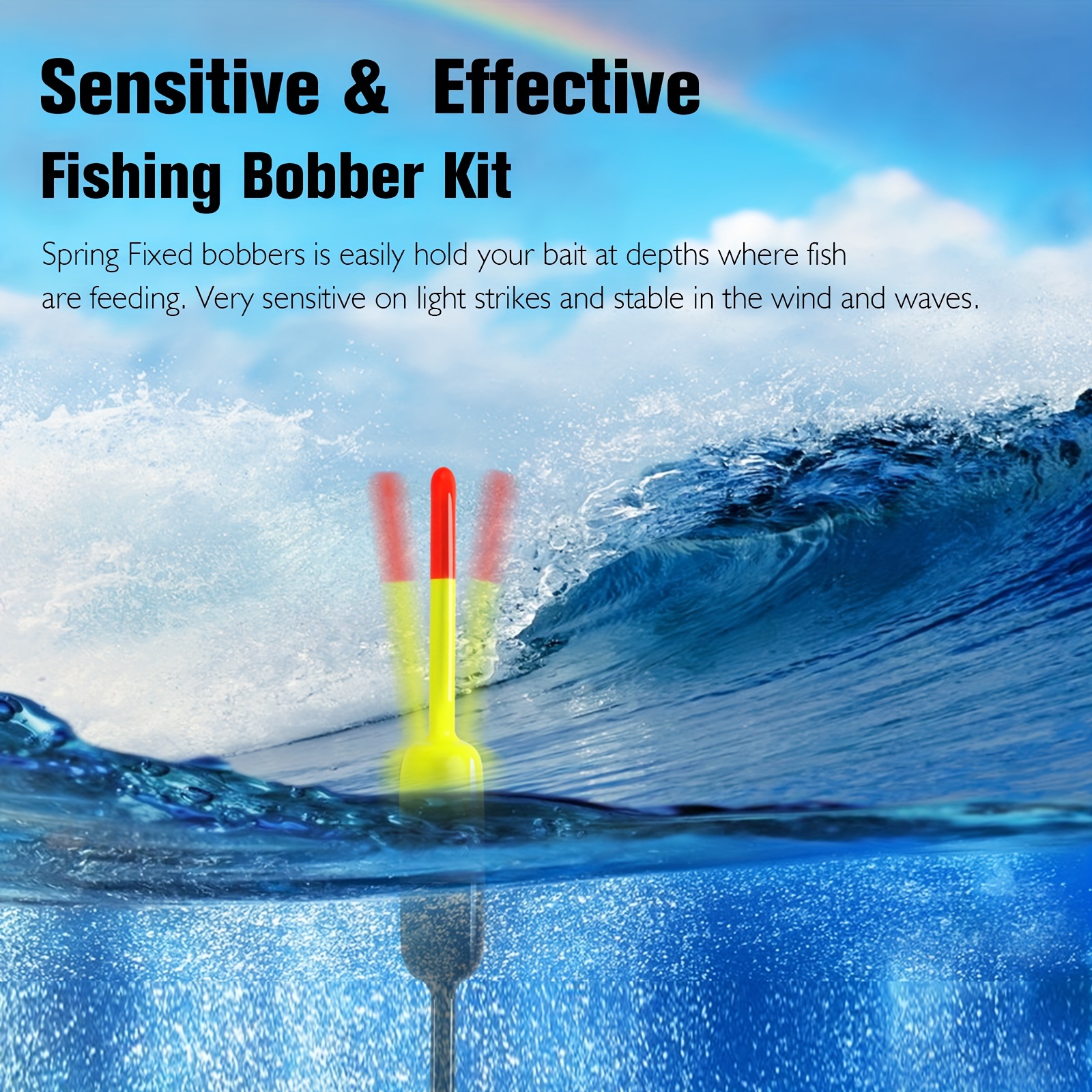  THKFISH Slide Fishing Floats Bobbers Saltwater Freshwater Slip  Bobbers For Crappie Panfish Trout Bass Fishing