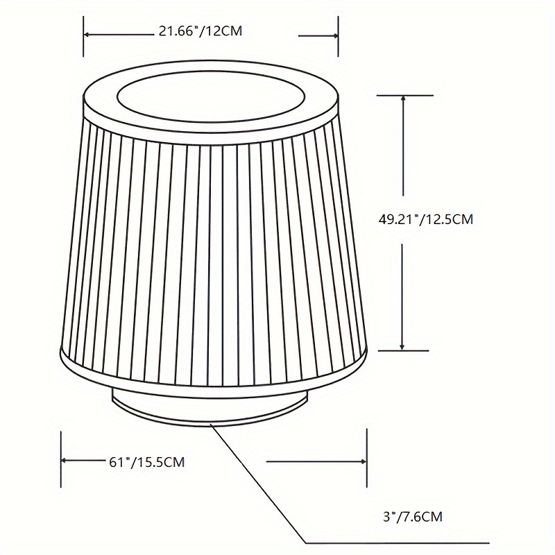 1set, Filtro De Aire Cóncavo Filtro De Cartucho De Coche