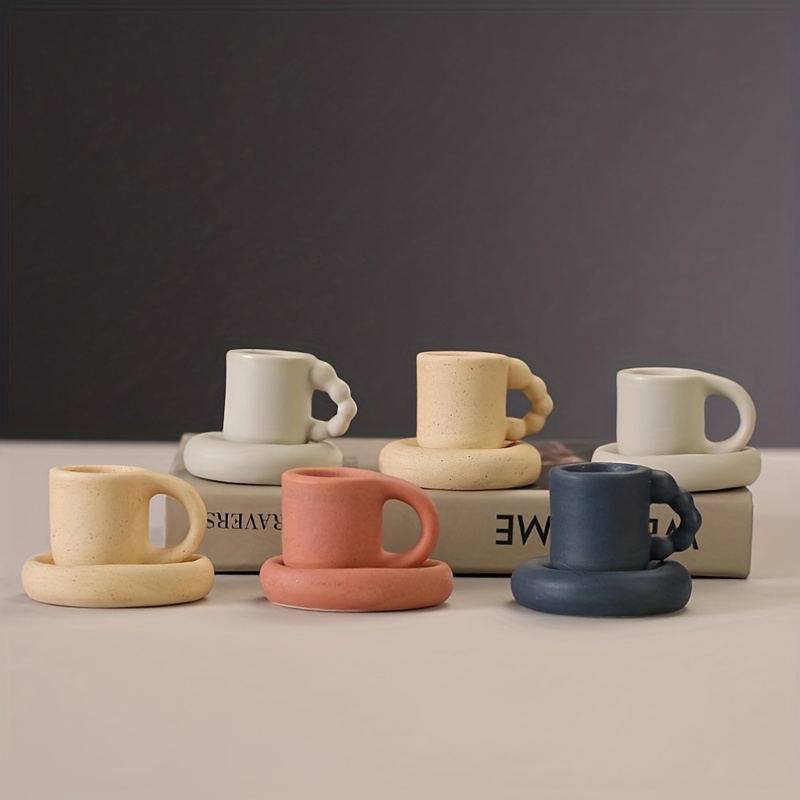 Nordic Minimalist Ceramic Plump Mug