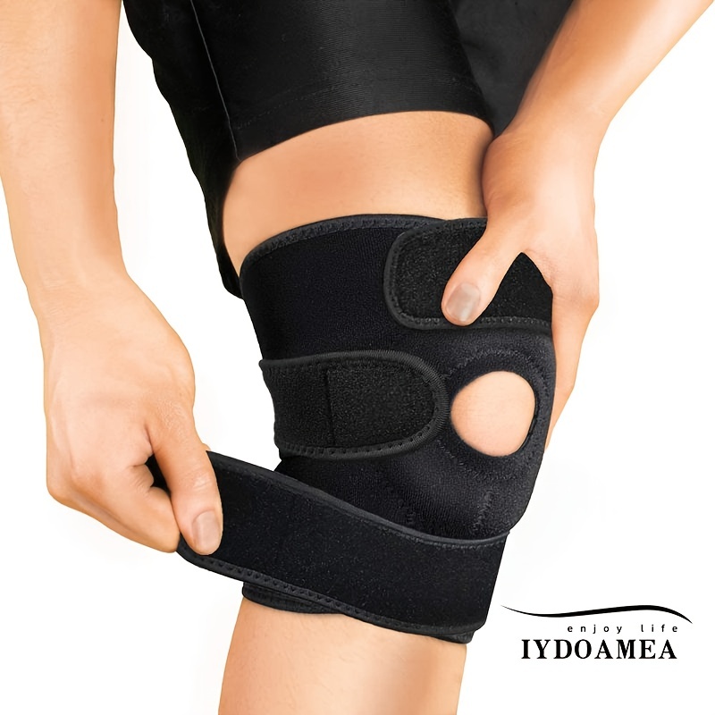 Knee Support With Adjustable Side Stabilisers Patella Gel Padding,men Women