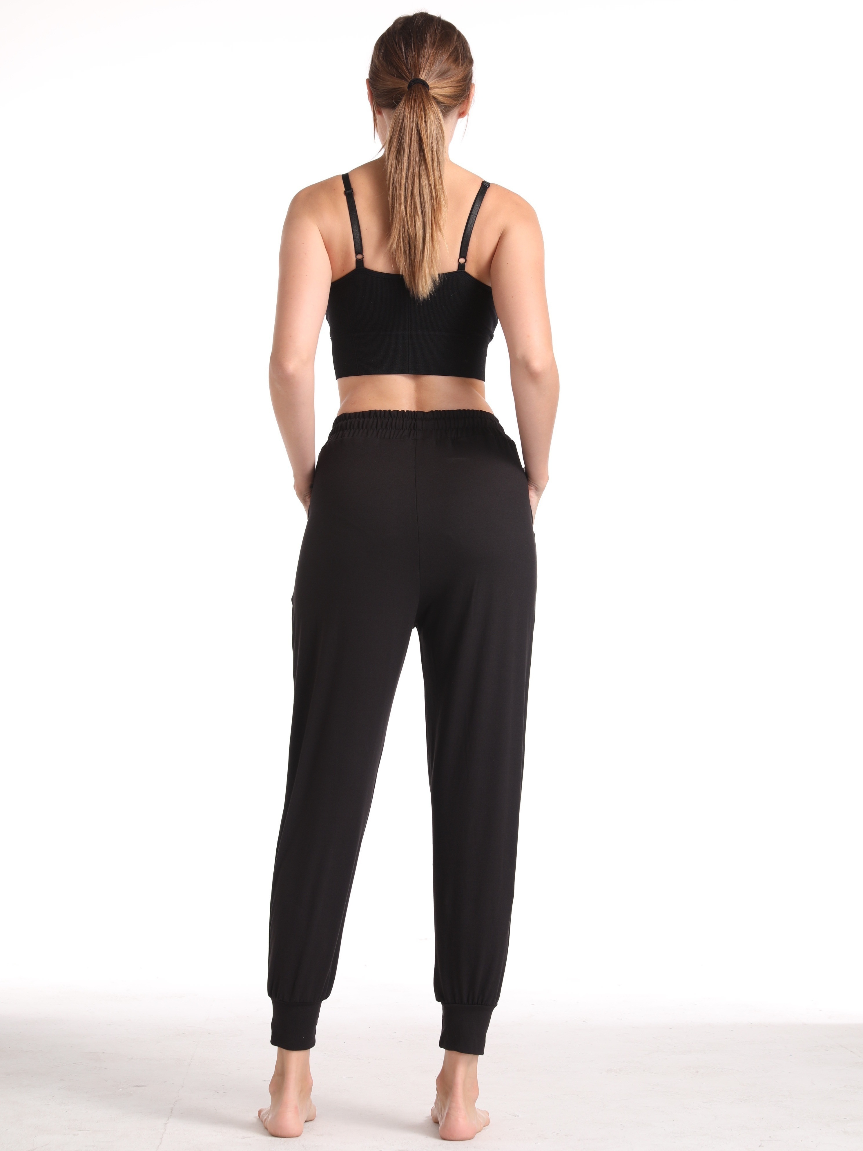 DIAOD Jogging Pants Women Black Loose Running Sport Pants for Gym  Breathable Female Training Fitness Yoga Workout Trousers (Color : Black,  Size : Medium) price in UAE,  UAE