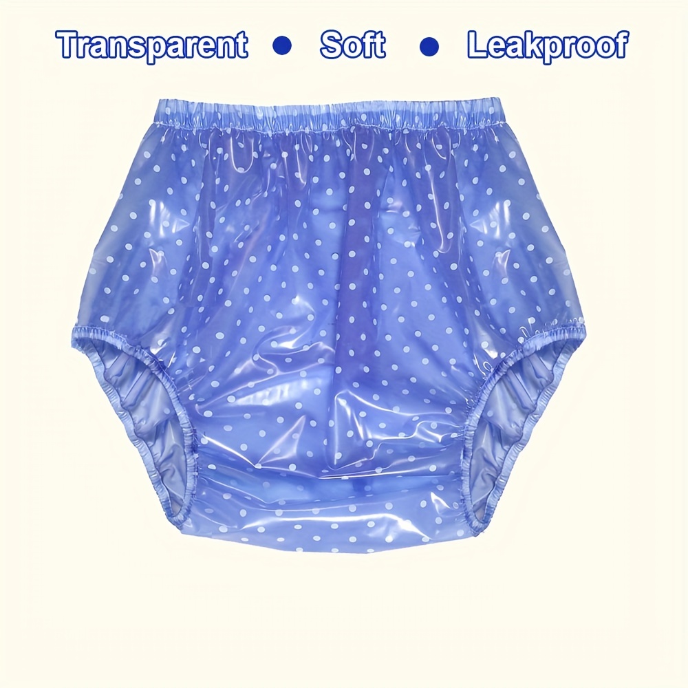 1pc Adult Leakproof Underwear For Incontinence, Low Noise Waterproof Pants,  Washable Low Noise Reusable Adult Diaper Cover, Breathable And Wear-Resist