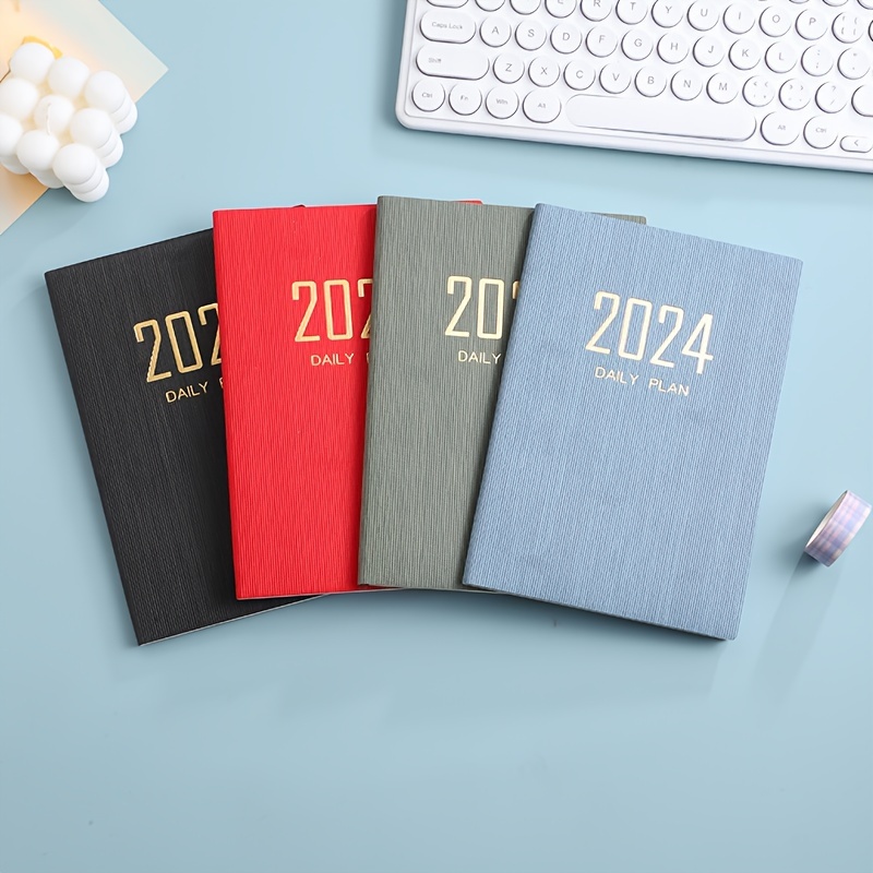 Spot 2024 English Schedule A7 Daily Plan Notebook Planner Book