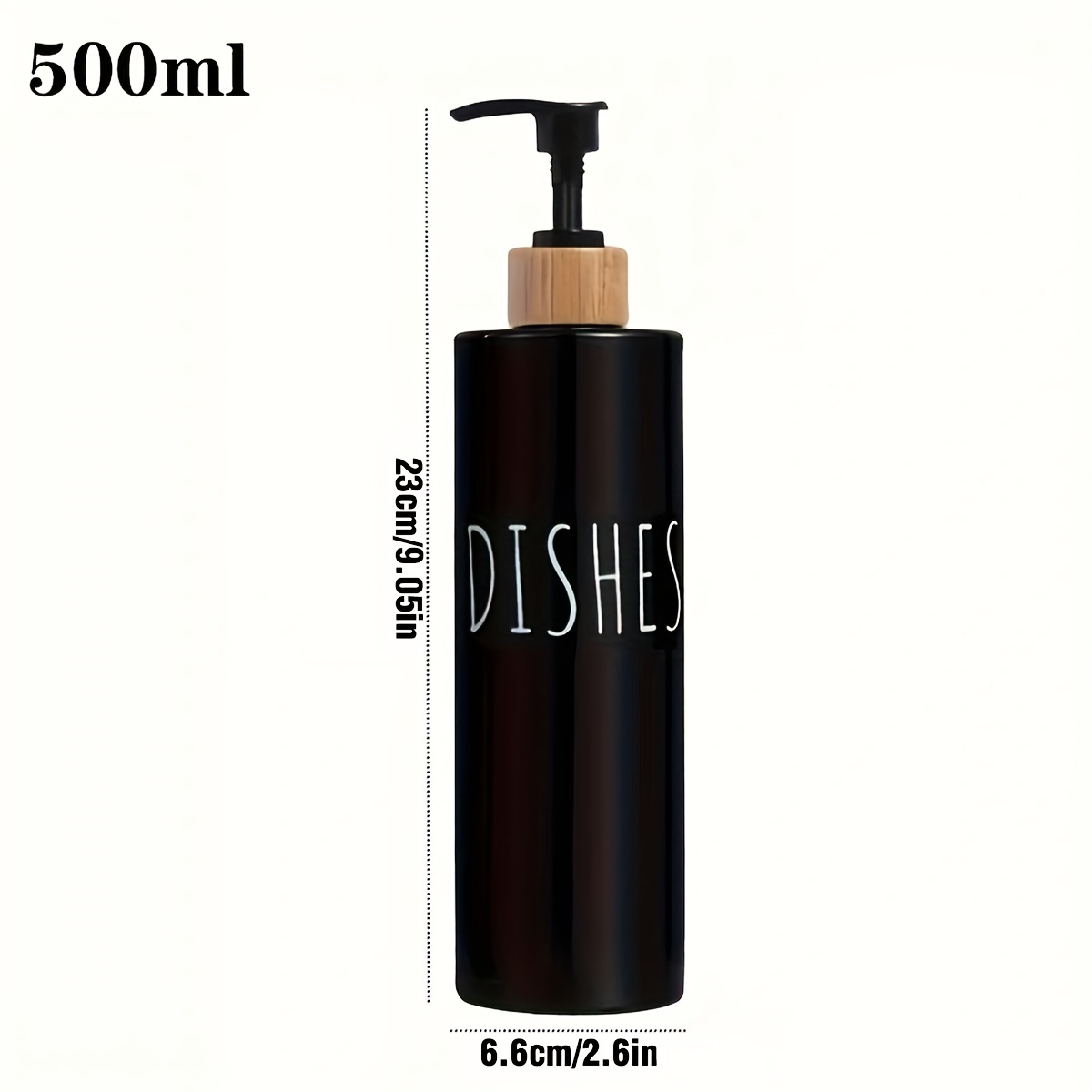 500ml x 2 dispenser di sapone a parete, distributore di sapone per le mani  a doppia testa Dispenser di shampoo gel doccia liquido per cucina Bagno  Hotel