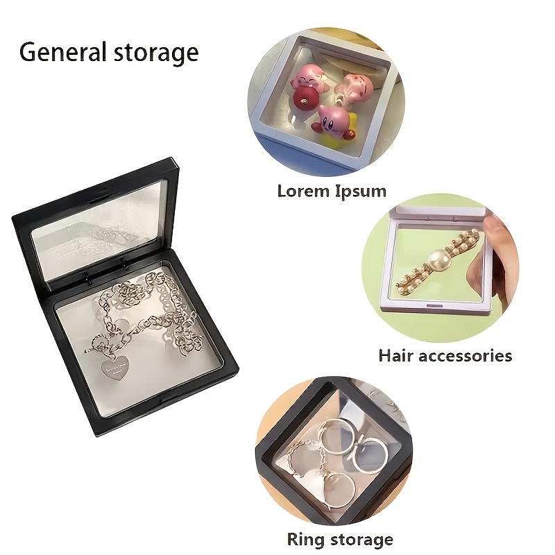 100x Anti Tarnish Jewelry Organizer Box Necklace Chain PE Film Dust-proof  Case