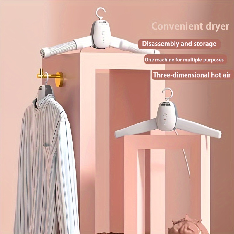 Compact Travel Dryer, Universal Must-have For Home Travel Attendance,  Multi-purpose, Adjustable Temperature And Speed Settings, Very Suitable For  Dryi