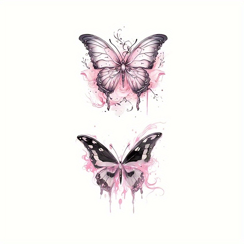 Schmetterling Falter butterfly Auto Fenster Tür Wand Aufkleber Tattoo Deko  Folie