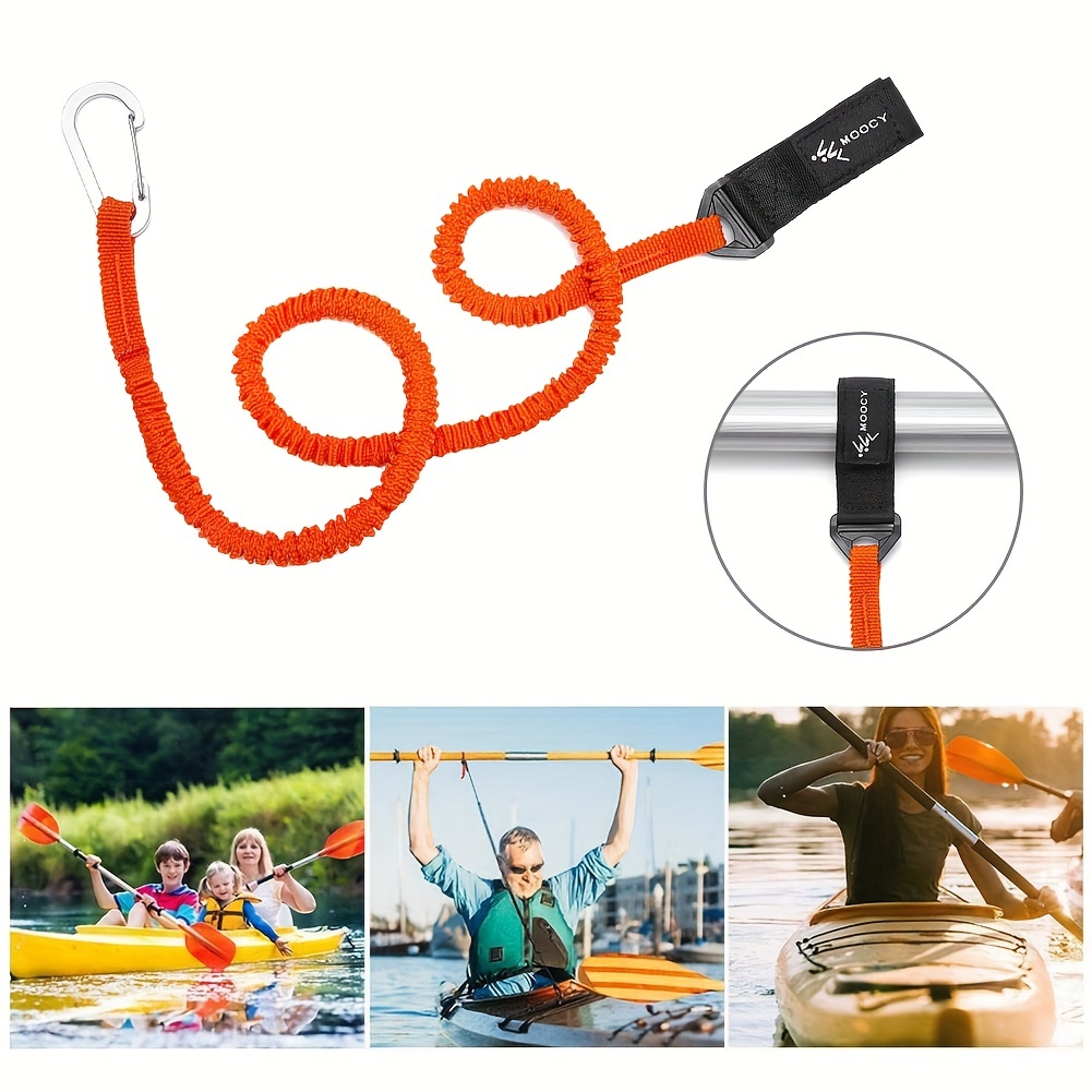 Lanyard tie Rope Hanger Fishing Rod Paddle Ropes Ratchet Securing Straps  Canoes Safety Leash Paddle Tied Fishing Fishing Paddle Rope Sling Plastic