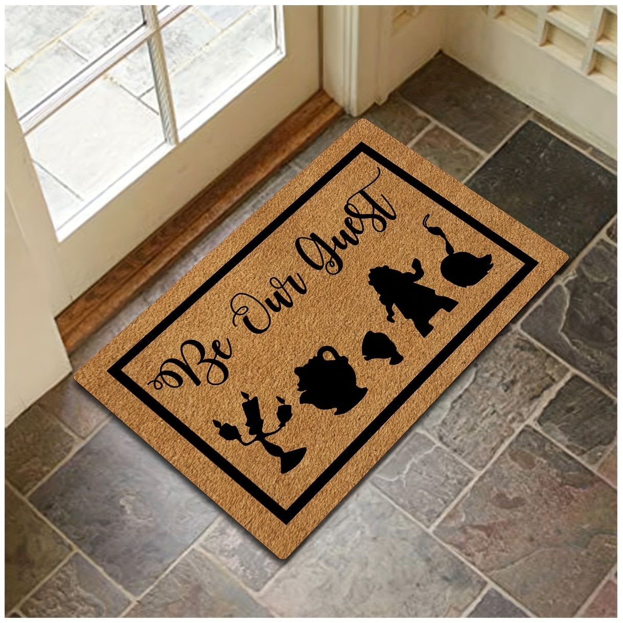 Welcome Mats For Front Door, Outdoor Entry Welcome Doormat, Non Slip Rubber  Mat For Home Indoor Farmhouse Funny Kitchen Mats Patio Full Brown - Temu