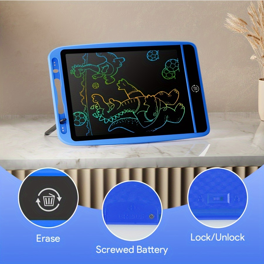 Lcd Writing Tablet Doodle Board, Toys For 3 4 5 6 7 8 Year Old Girls Boys, Drawing  Pad For Kids, 10 Inch Colorful Electronic Board Drawing Tablet Gift