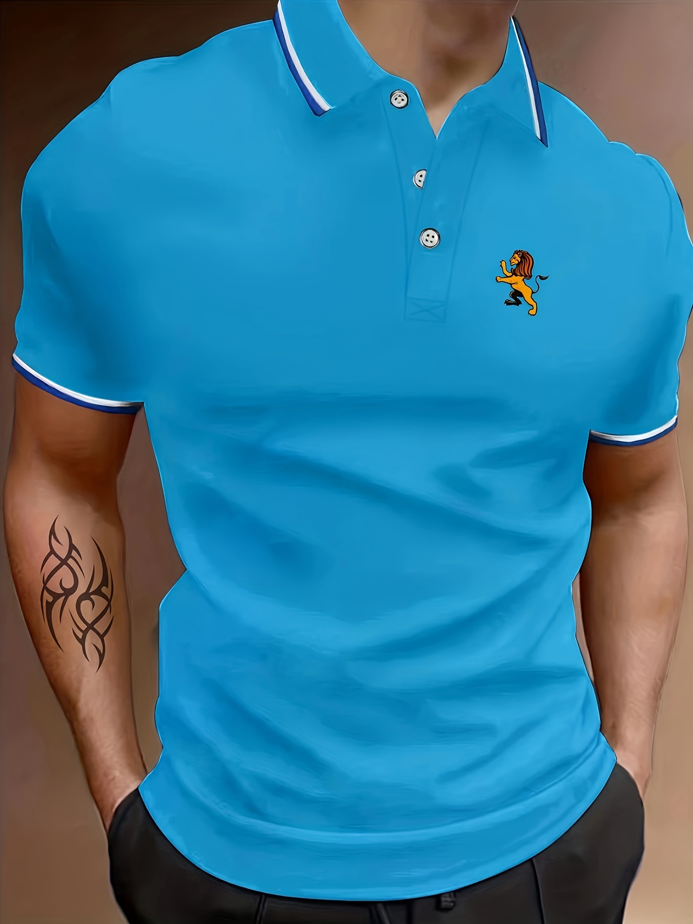 Camisa polo sales masculina girafa