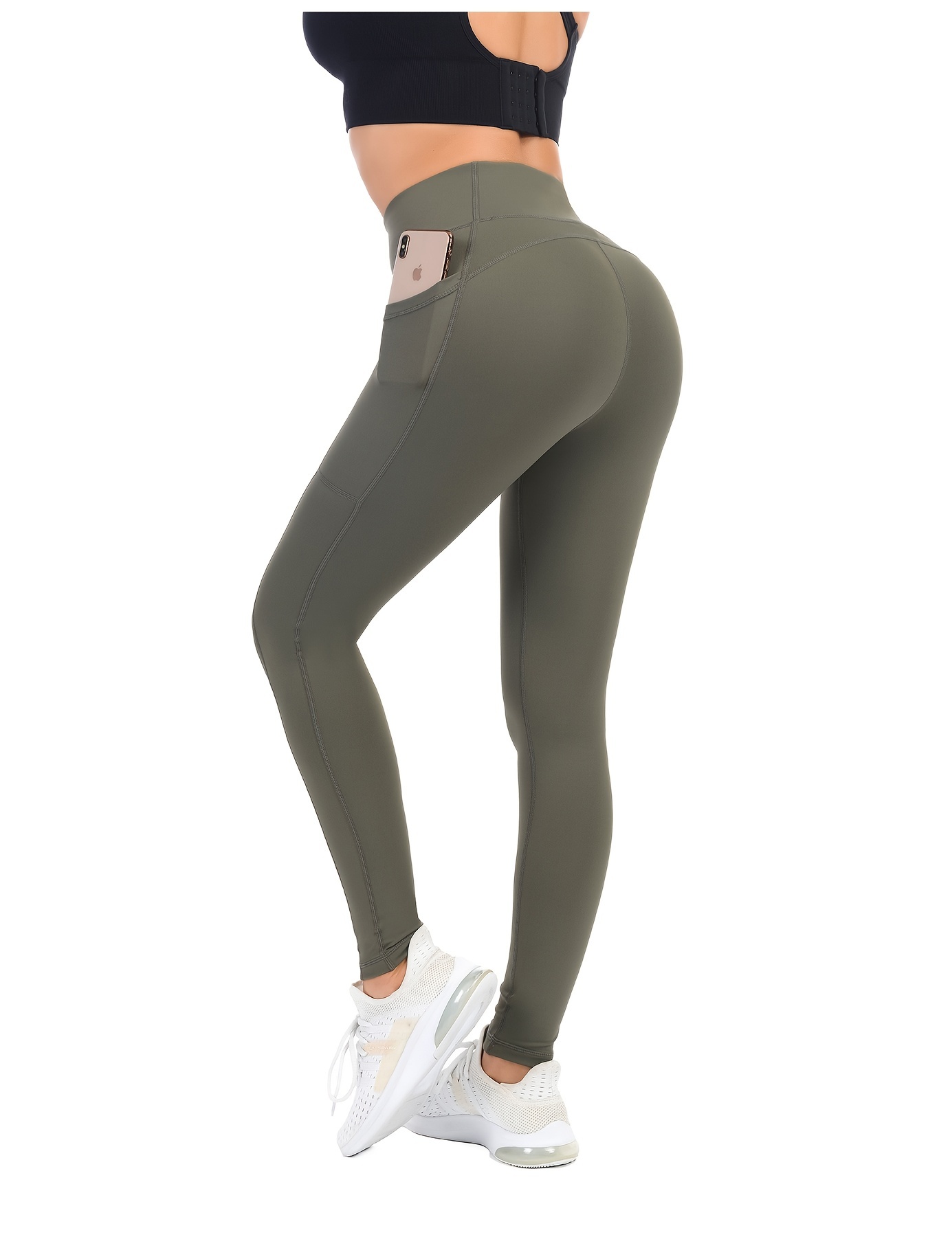 Chrleisure Seamless Sports Pants Push Up Running Clothing Women Gym Fitness  Leggings Tights High Waist Tummy Control Yoga Pants