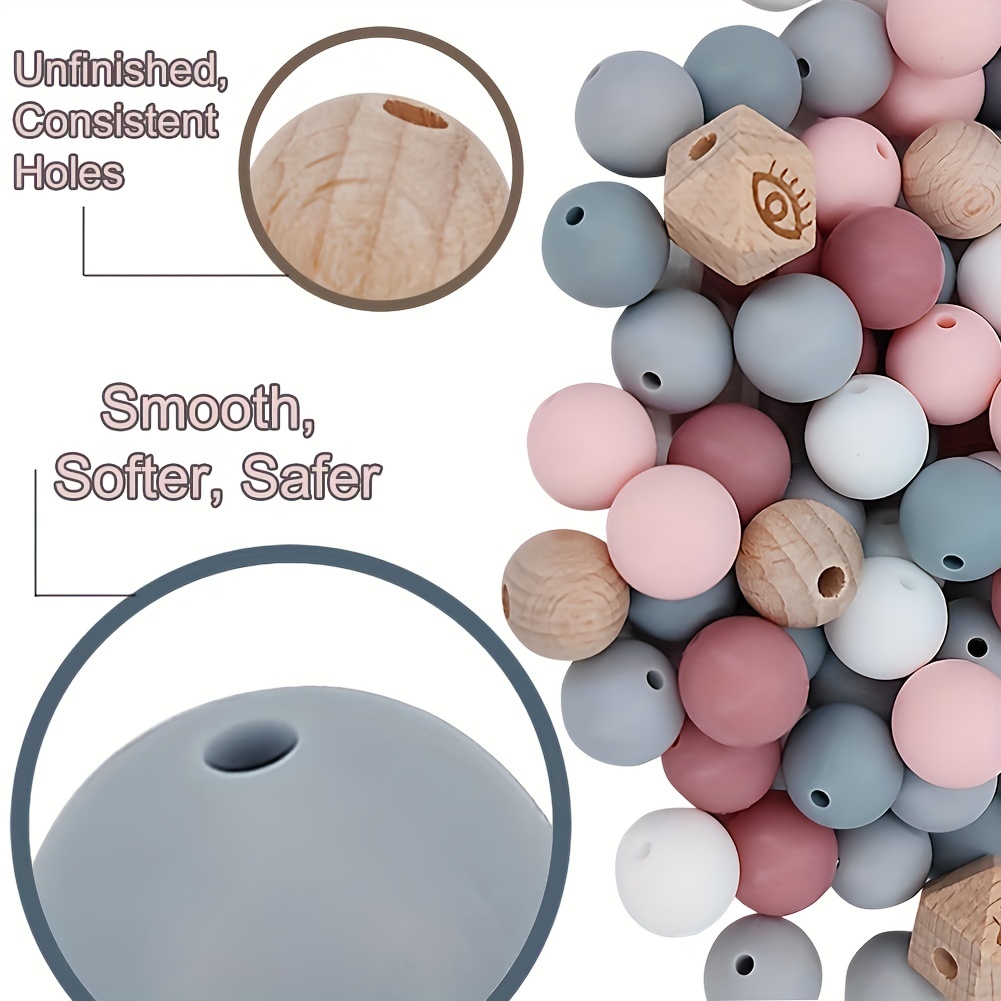 silicone rubber beads kit jewelry making diy bracelet Temu Australia