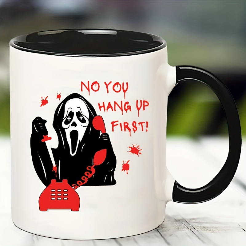 Halloween Ghost Coffee Mug Ceramic Coffee Cups Cute Kawaii - Temu