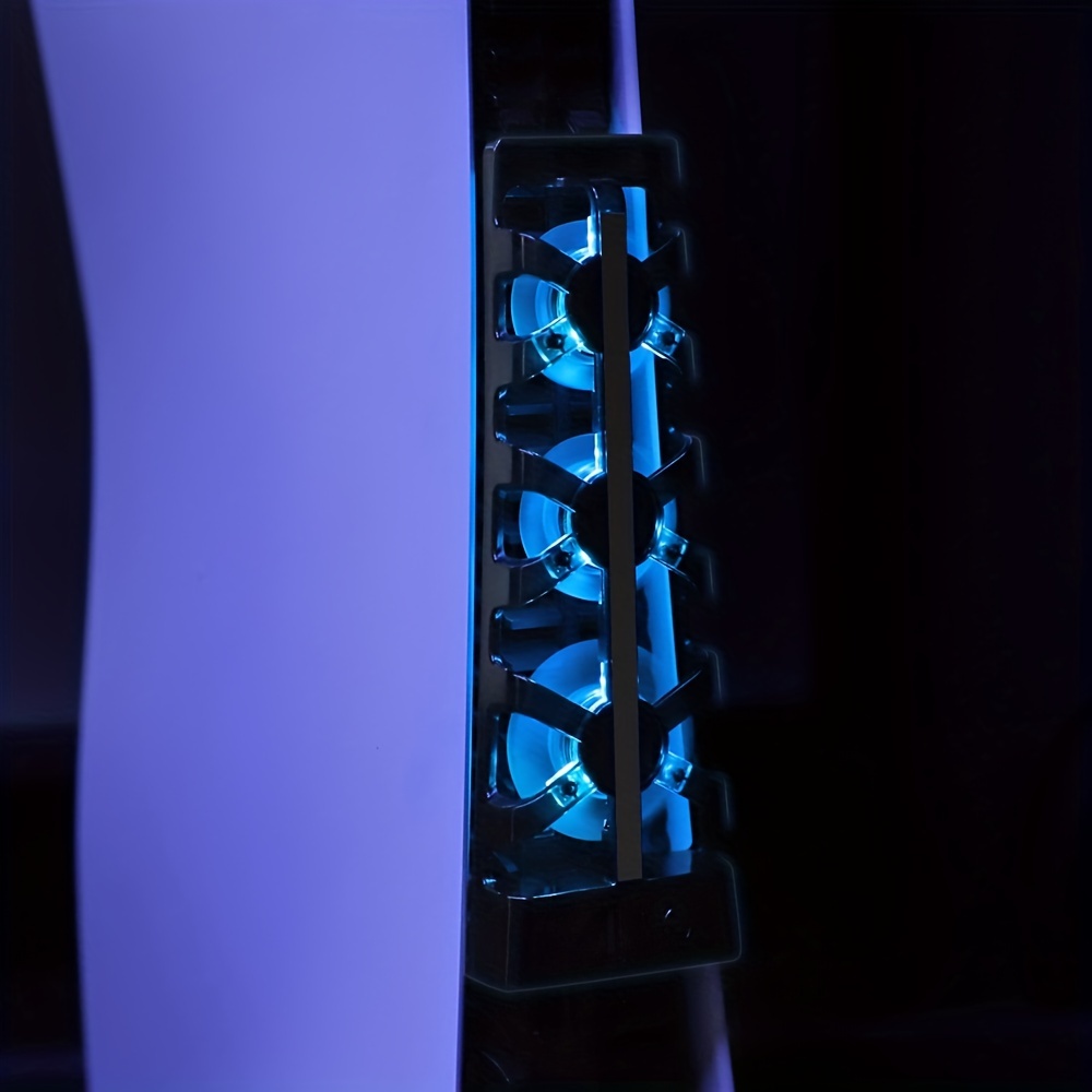 1 Pieza Ventilador de refrigeración con luz LED para PS5 - Temu