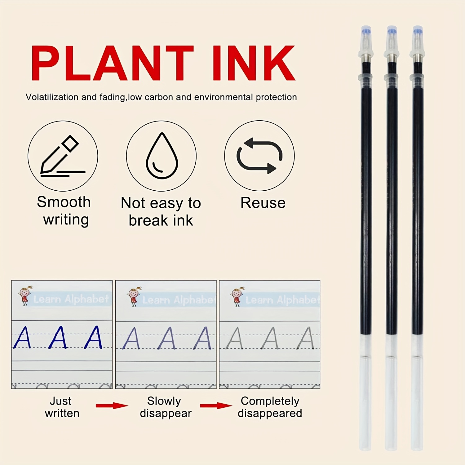 Magic Practice Copying Book With Disappearing Ink Pencil - Temu