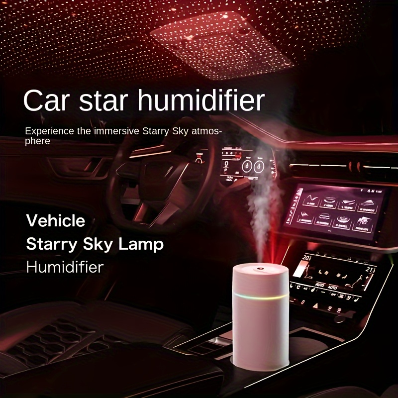 Luxus Strass Auto Diffusor Luftbefeuchter Led Licht Auto - Temu