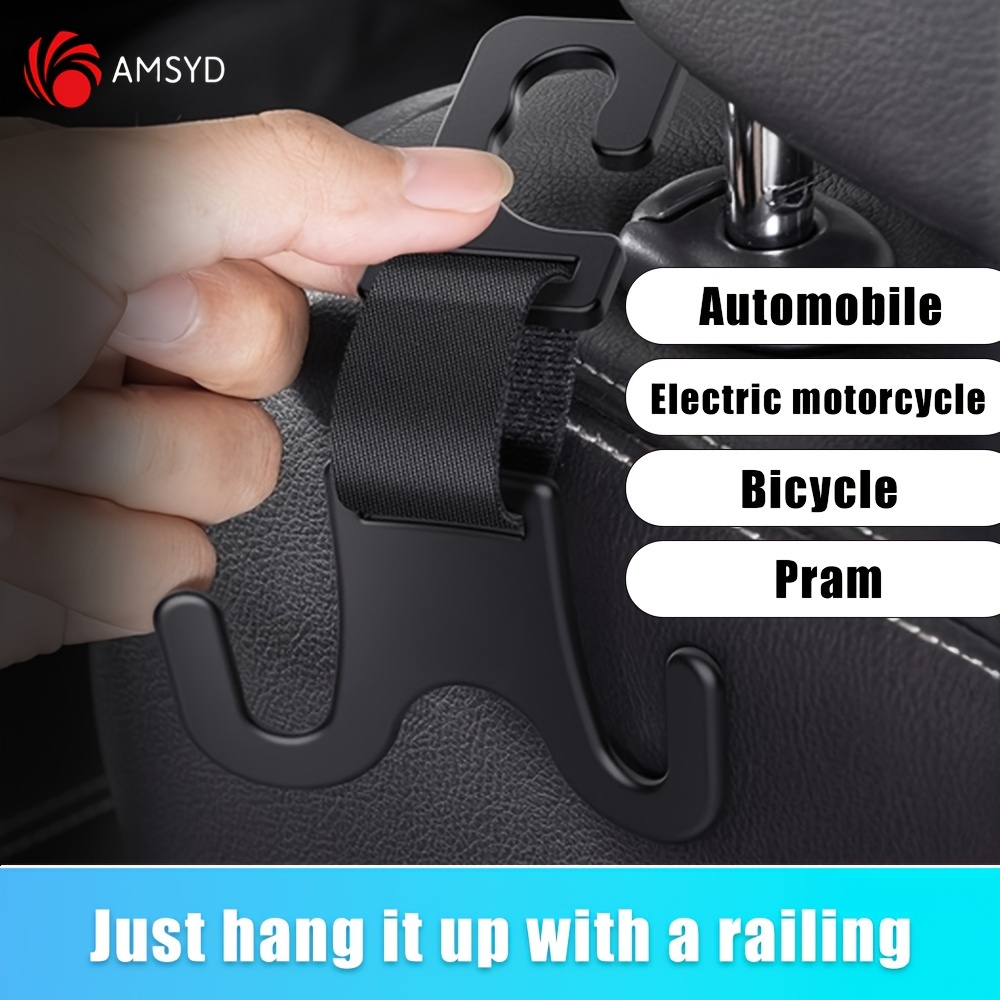 Car Trunk Storage Hook For Bag Umbrella Fishing rod Holder in Car Universal  Seat Back Organizer Bracket Interior Stowing Tidying
