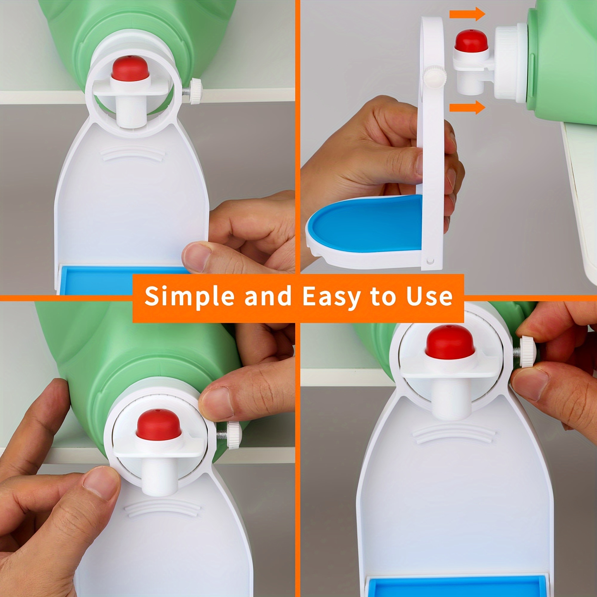 Tidy-Cup Laundry Detergent and Fabric Softener Gadget, fits Most Economic  Sized 