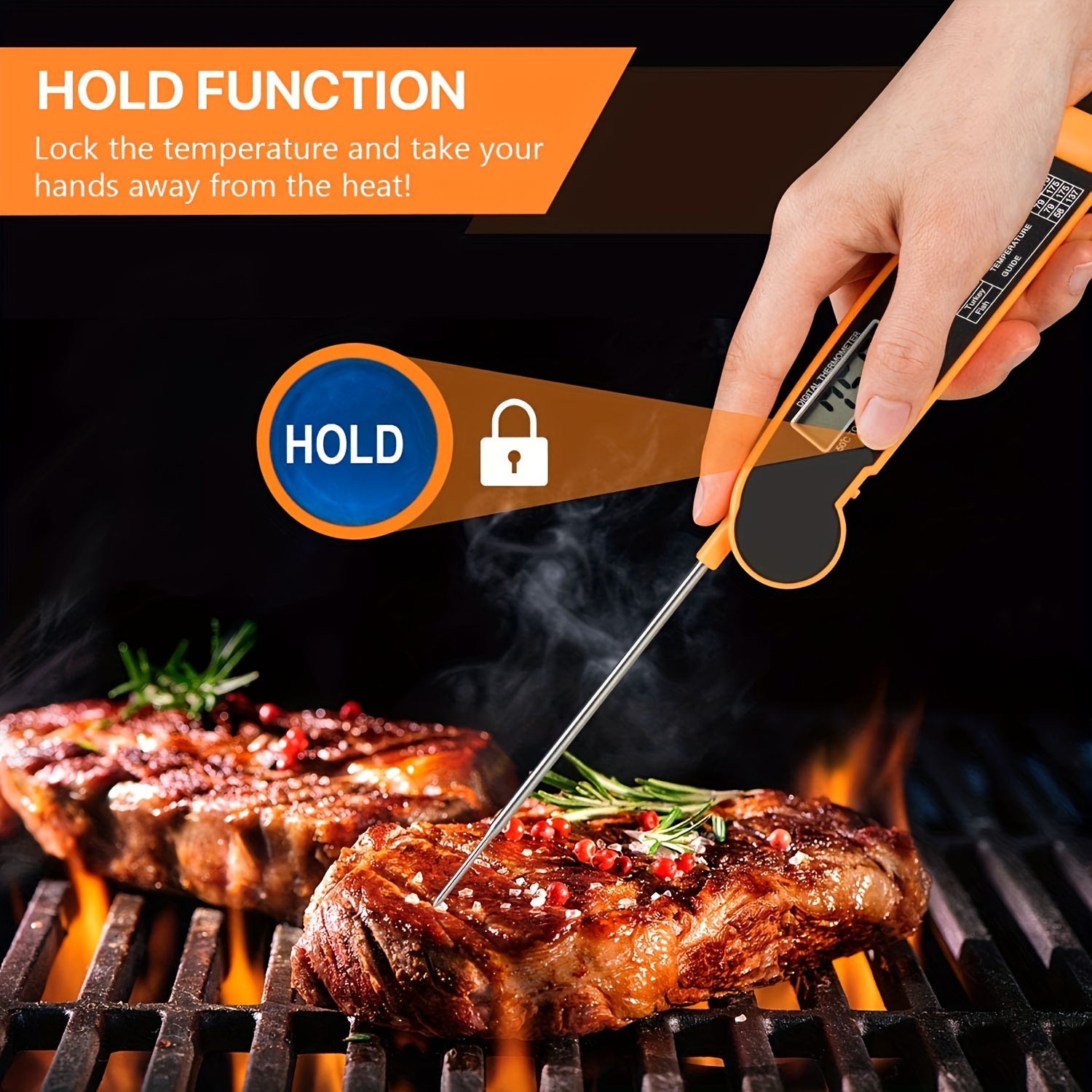 Meat Thermometer Waterproof Meat Thermometer Meat - Temu