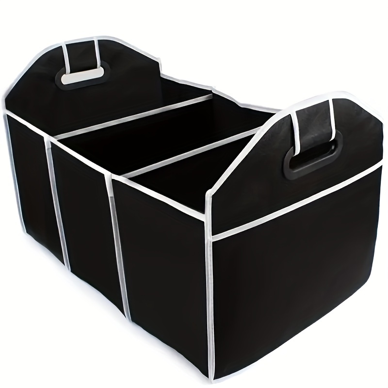 Car Trunk Storage Box Extra Large Collapsible Organizer With 3