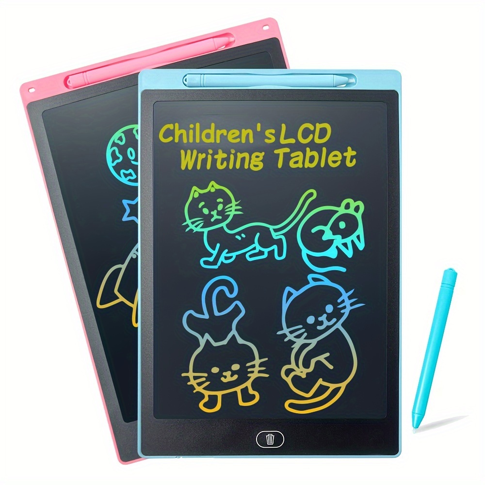 Adecuado para 3 4 5 6 años Niñas y niños Bloc de notas LCD 9 pulgadas Color  Doodle Pad Bloc de dibujo, 2-6 años Regalos de cumpleaños para niñas,  Regalos para niños