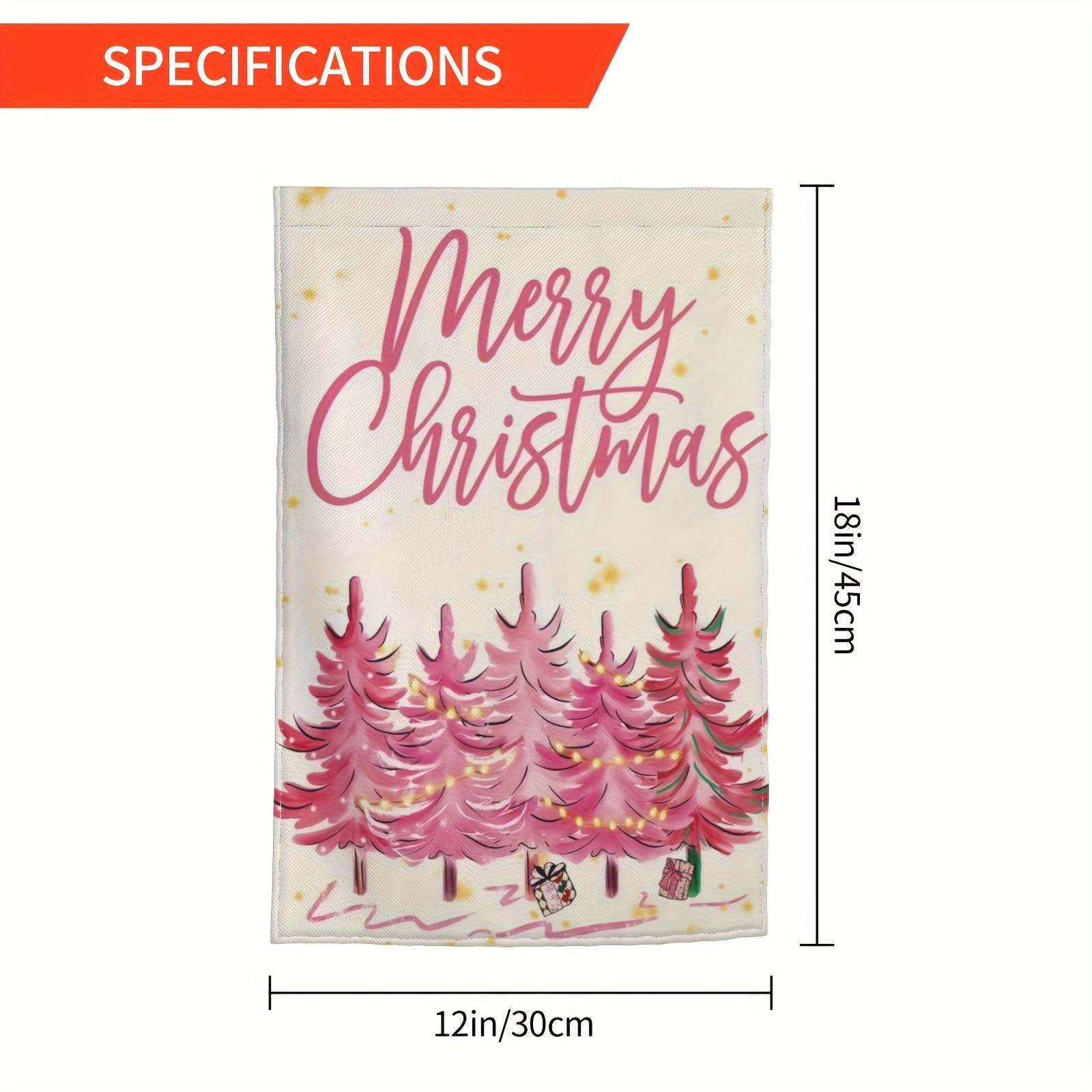  Christmas Garden Flags for Outside Decoration, Xmas