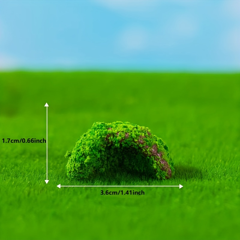 4pcs Simulación Moss Lawn Micro Paisaje Verde Moss Diy - Temu