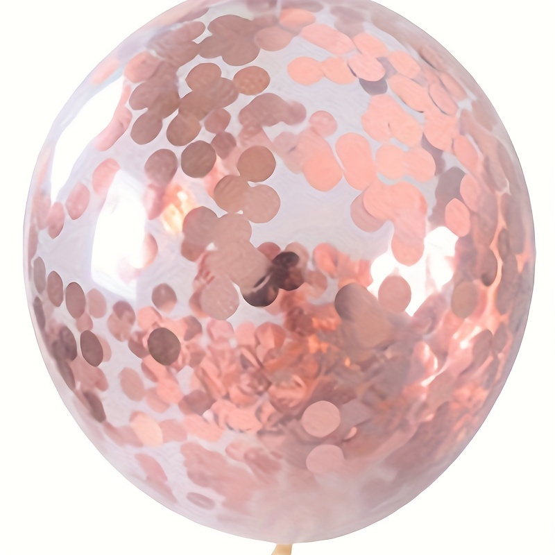 115 Piezas, Kit De Arco De Guirnalda De Globos De Oro Rosa, Juego De Globos  De Látex De Metal De Confeti Colorido, Decoración De Boda, Decoración De C