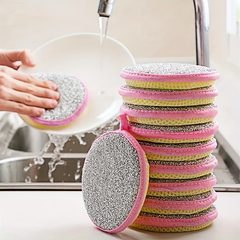 Dish Towels Scouring Pad Cleaning Sponge Thickened Cleaning - Temu