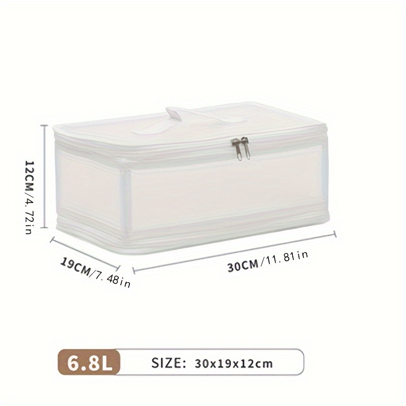Tote Storage Container with Lid, Folding Storage Case Waterproof
