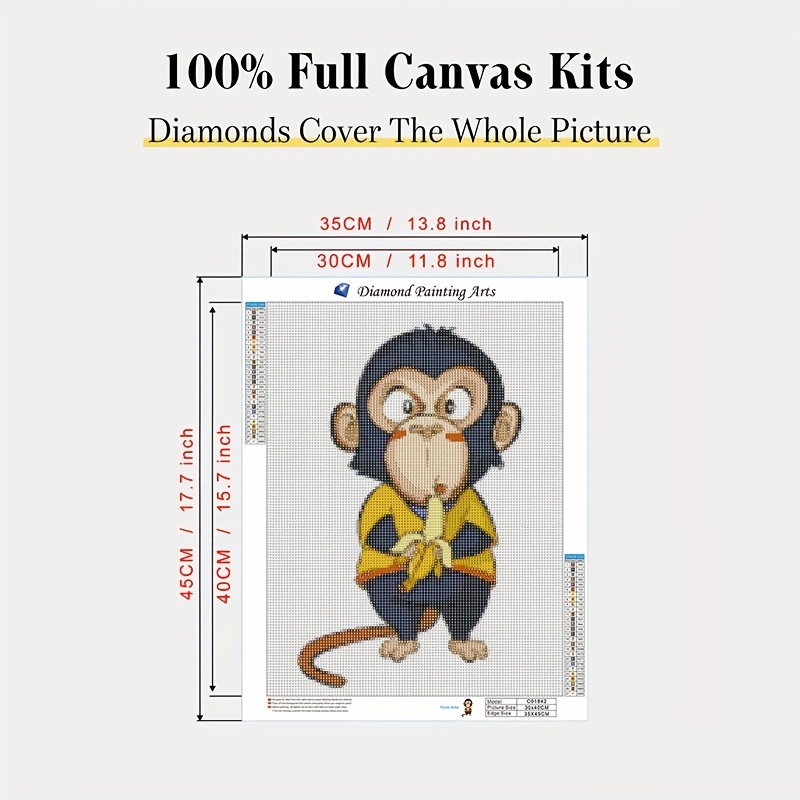 Best Deal for DIY 5D Diamond Painting Kits Full Drill Monkey
