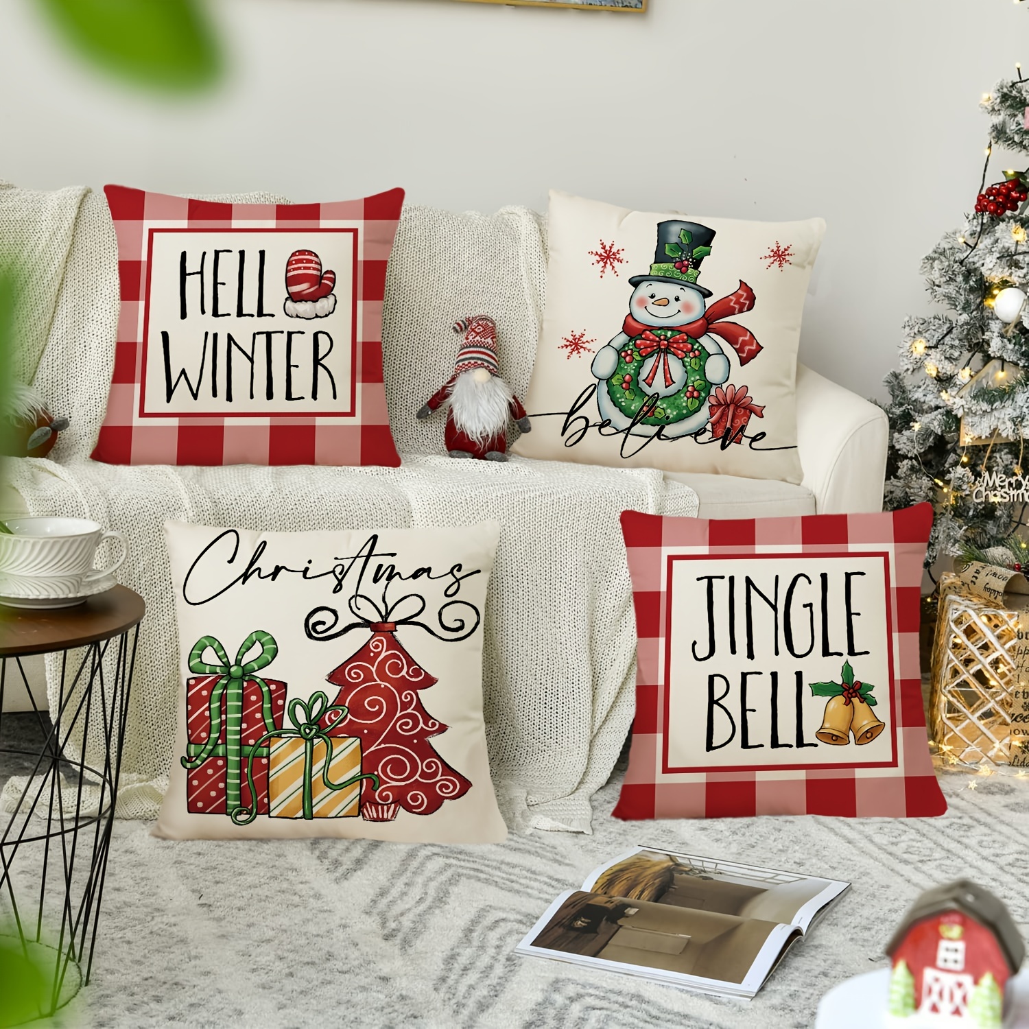 17 Affordable Christmas Throw Pillows