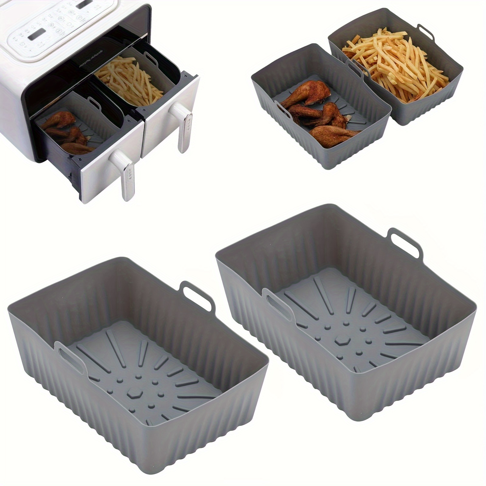 Ozmmyan Air Fryer Liners Air Fryer Silicone Liners Air Fryer Silicone Air  Fryer Liners Air Fryer Tray