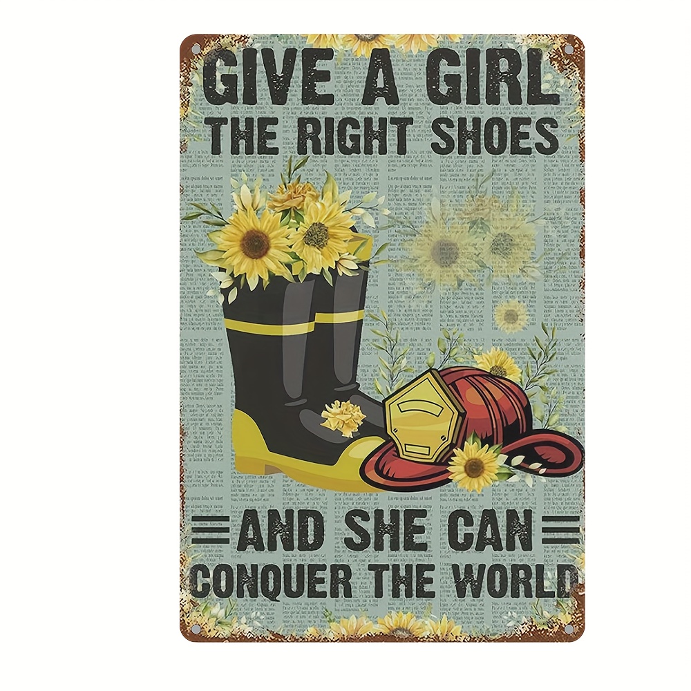 Alice in Wonderland Decor Off With Your Shoes Alice Queen of Hearts - Alice  in Wonderland Metal Sign - Unique Wall Art for Home, Nursery Decor, Kids