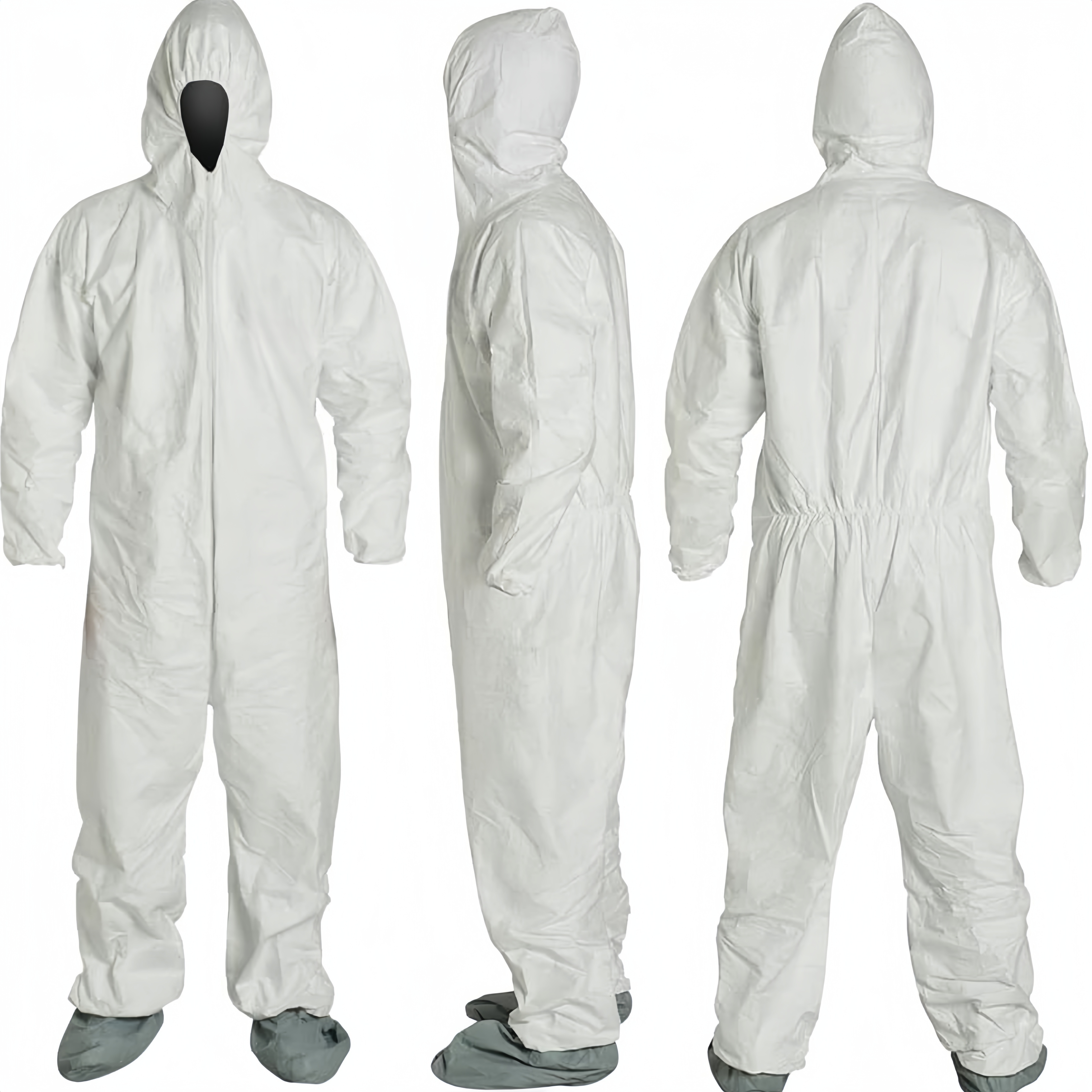 Disposable Hazmat Suits, Industrial Sewing Thread for Hospitals