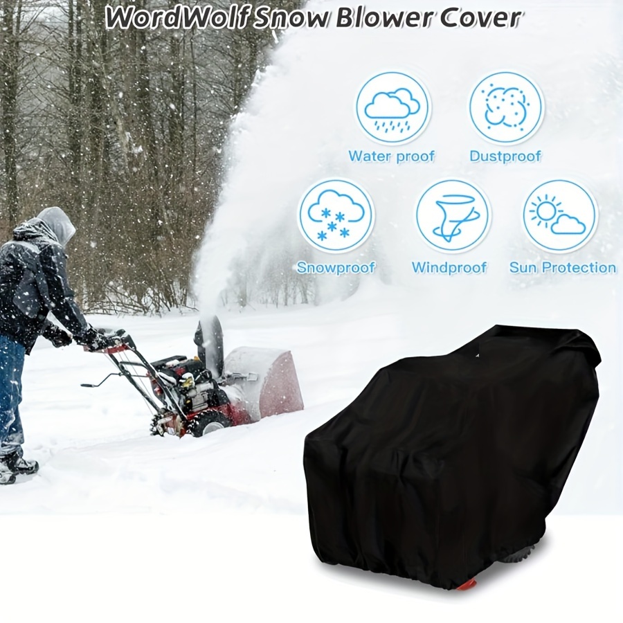  Snow Blower Cover 600D Heavy Duty Fabric, Snow