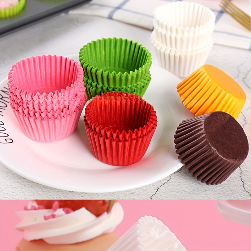 Silicone Muffin Cupcake Cup Mold Baking Paper Cup Oven Household Steamed Cake  Mold - Temu