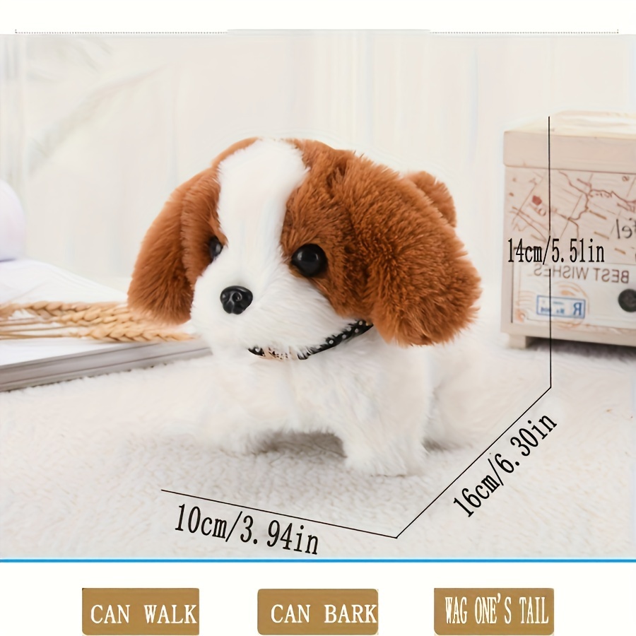Hyper Pet Doggie Tail & Pal - Juguetes interactivos de peluche para perros  (moviendo, vibra y ladra - Pelota de perro para estimular el juego)