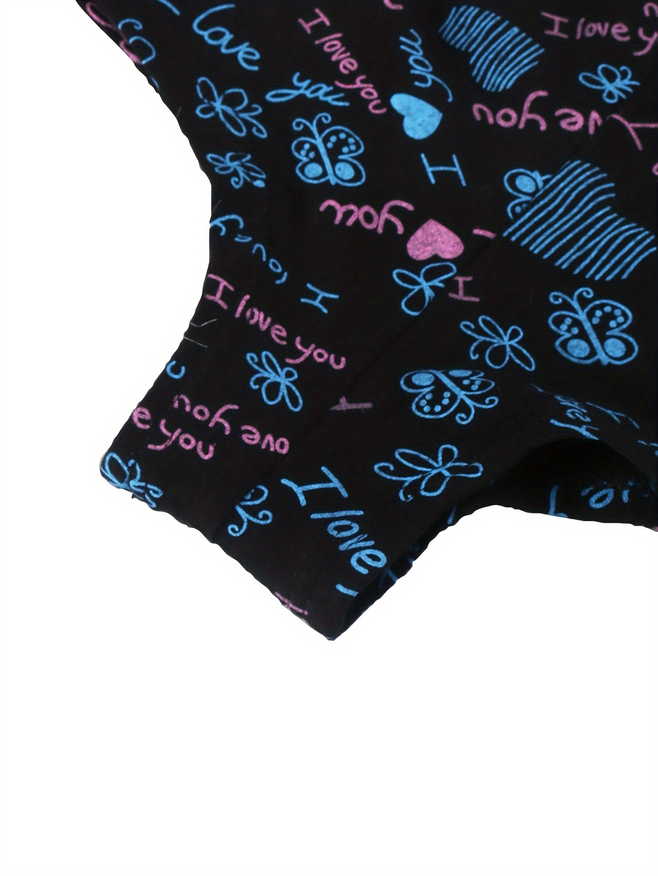 Heart Print Panties Comfy Breathable Bow Tie Intimates - Temu