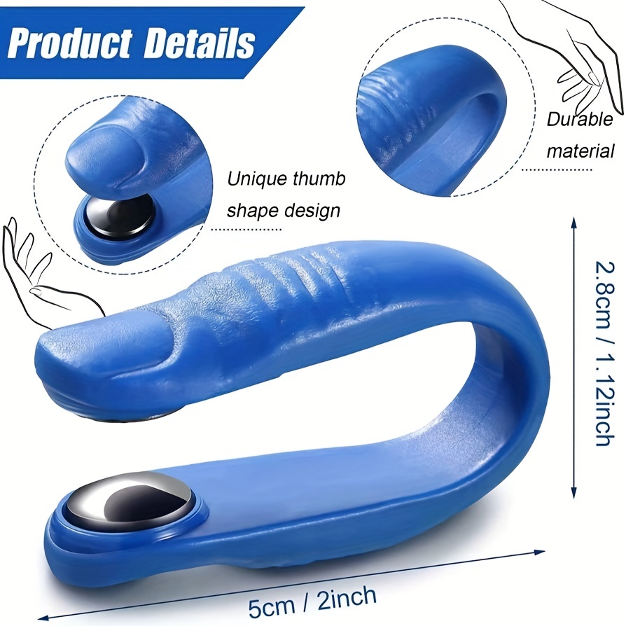 1pc Tiger's Mouth Point Massage Clip Multifunctional Point Massager  Relieves Pressure Headache Meridian Massage Clip