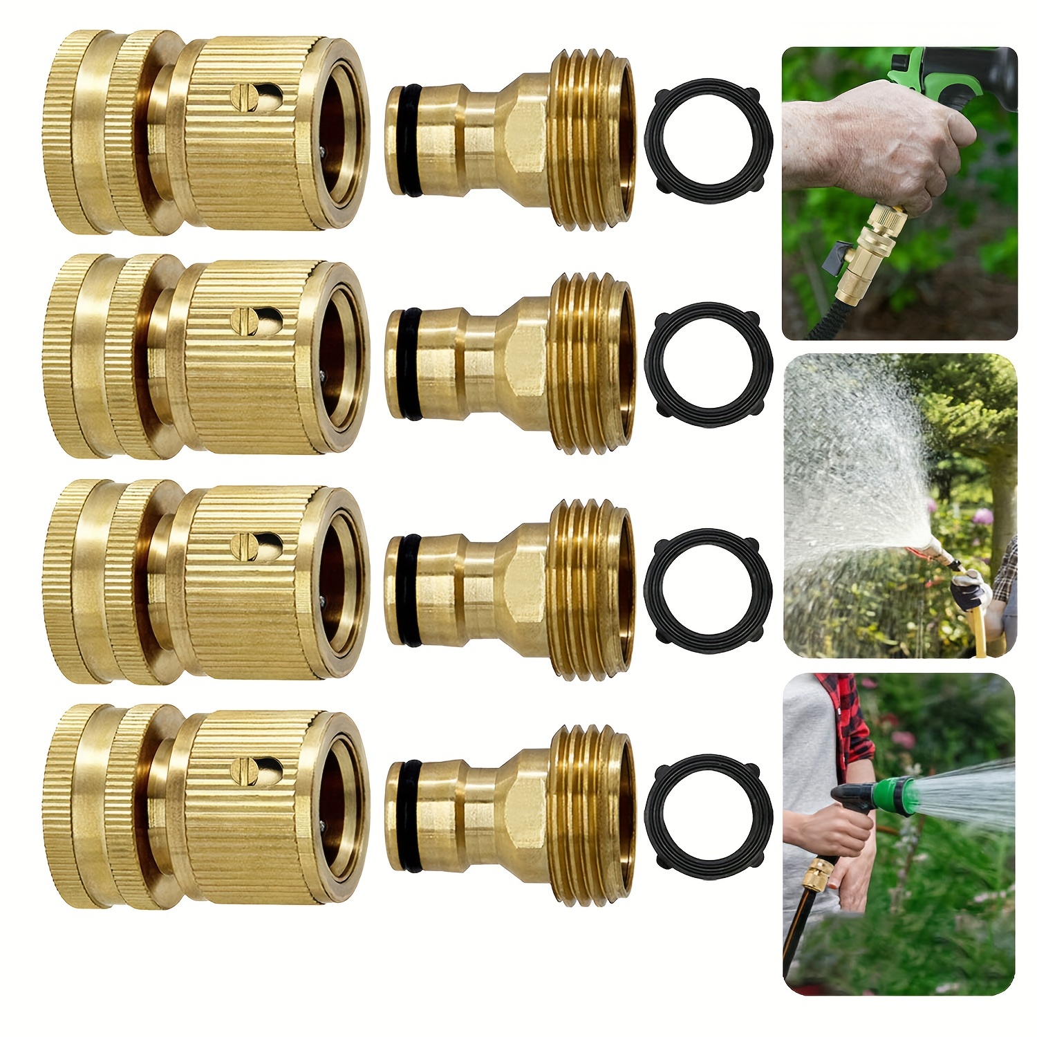 1/2 Inch Plastic Garden Water Hose Connector Repair Connector Quick Tap  Connector - China Pipe Connector and Quick Connector price