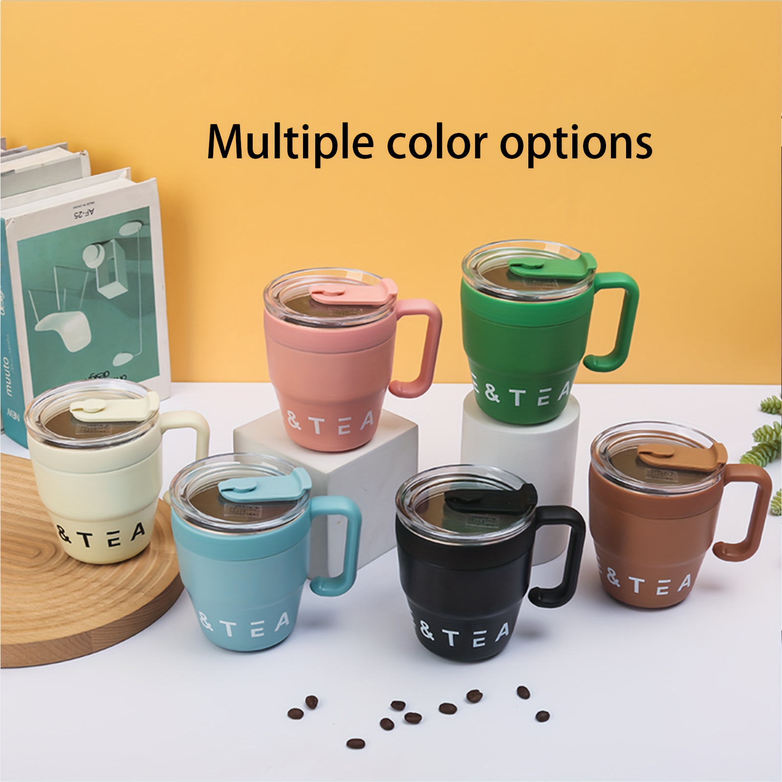 1pc 12oz Foldable Coffee Cup, Silicone Material, Portable Cup For Coffee,  Tea, Water, Ideal For Travel, Home, Outdoor Activities