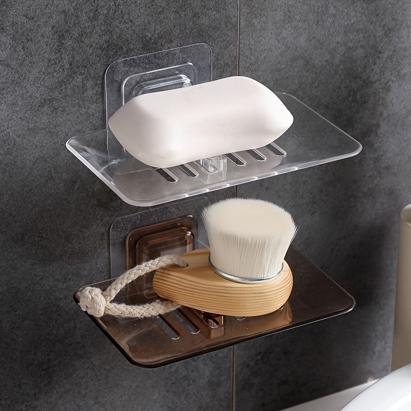 Ceramic Soap Dish Holder, Stainless Steel Soap Bar For Bathroom