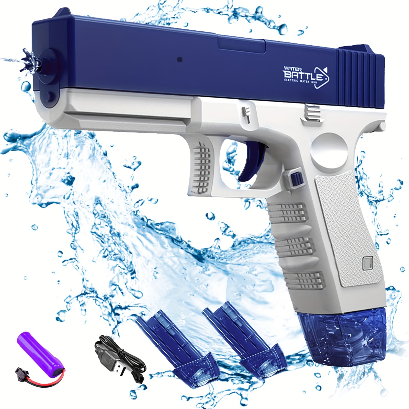 High Pressure Water Gun Hot Style Electric Water Gun Automatic  Christmas,halloween,thanksgiving Gifts - Temu