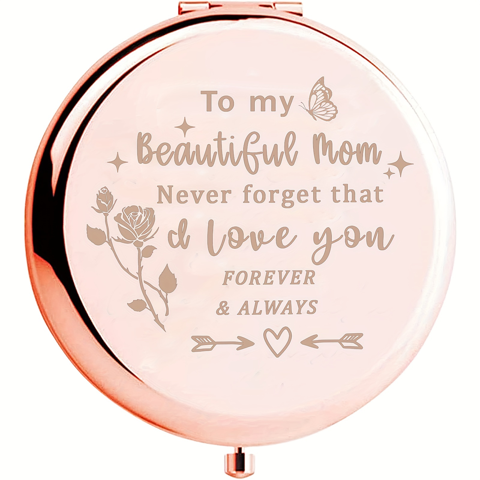 Gifts for Mom-I Love You Mom Gift Compact Mirror,Birthday Gifts