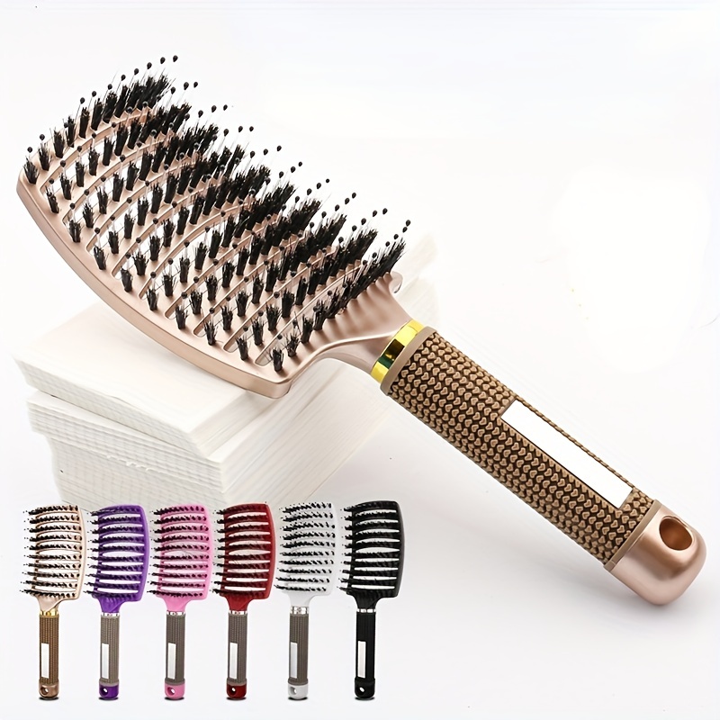 

1pc Professional Hairdressing Comb Anti Static Hair Comb Large Curved Hair Comb For All Hair Types