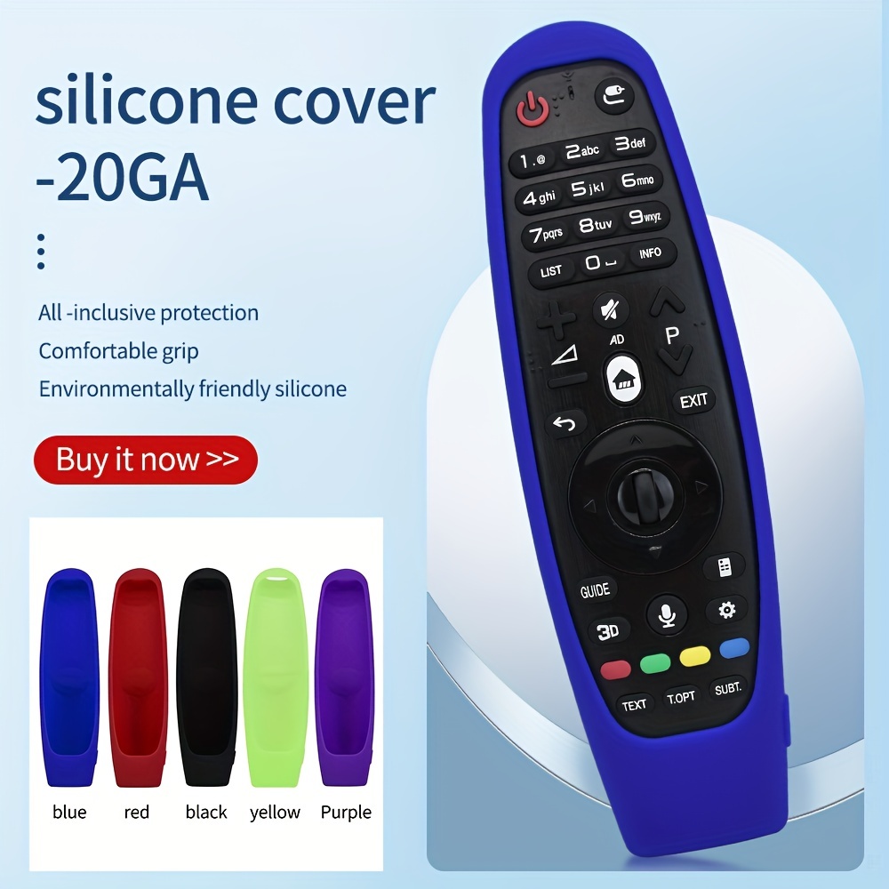 Funda de silicona para mando a distancia compatible con LG MR21GA MR21GC  MR22GN MR22GA MR23GN,compatible con LG QNED Smart TV Magic Remote Control -  AliExpress